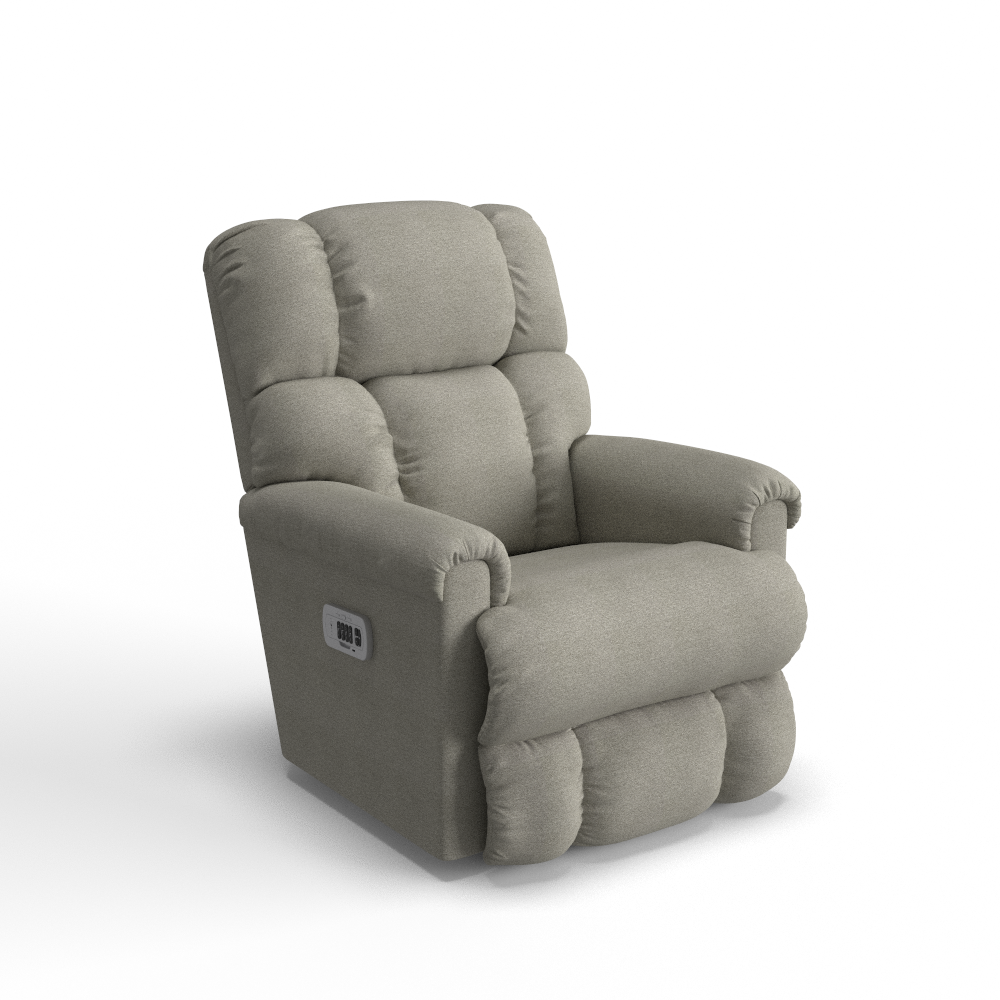 Pinnacle Power Rocking Recliner w/ Headrest & Lumbar